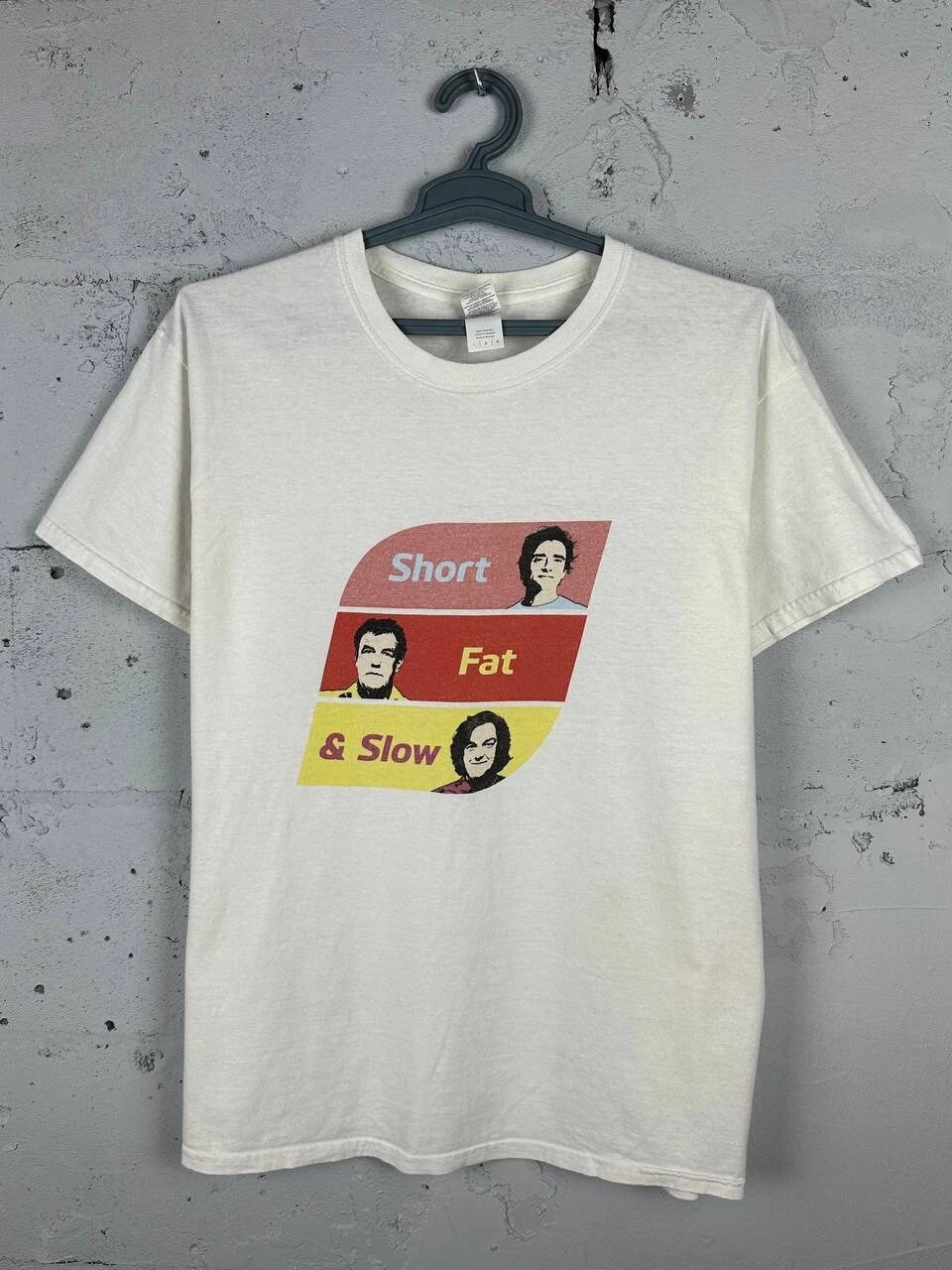 Top Gear HBO Short Fat Slow TV Show Cars T Shirt Size L