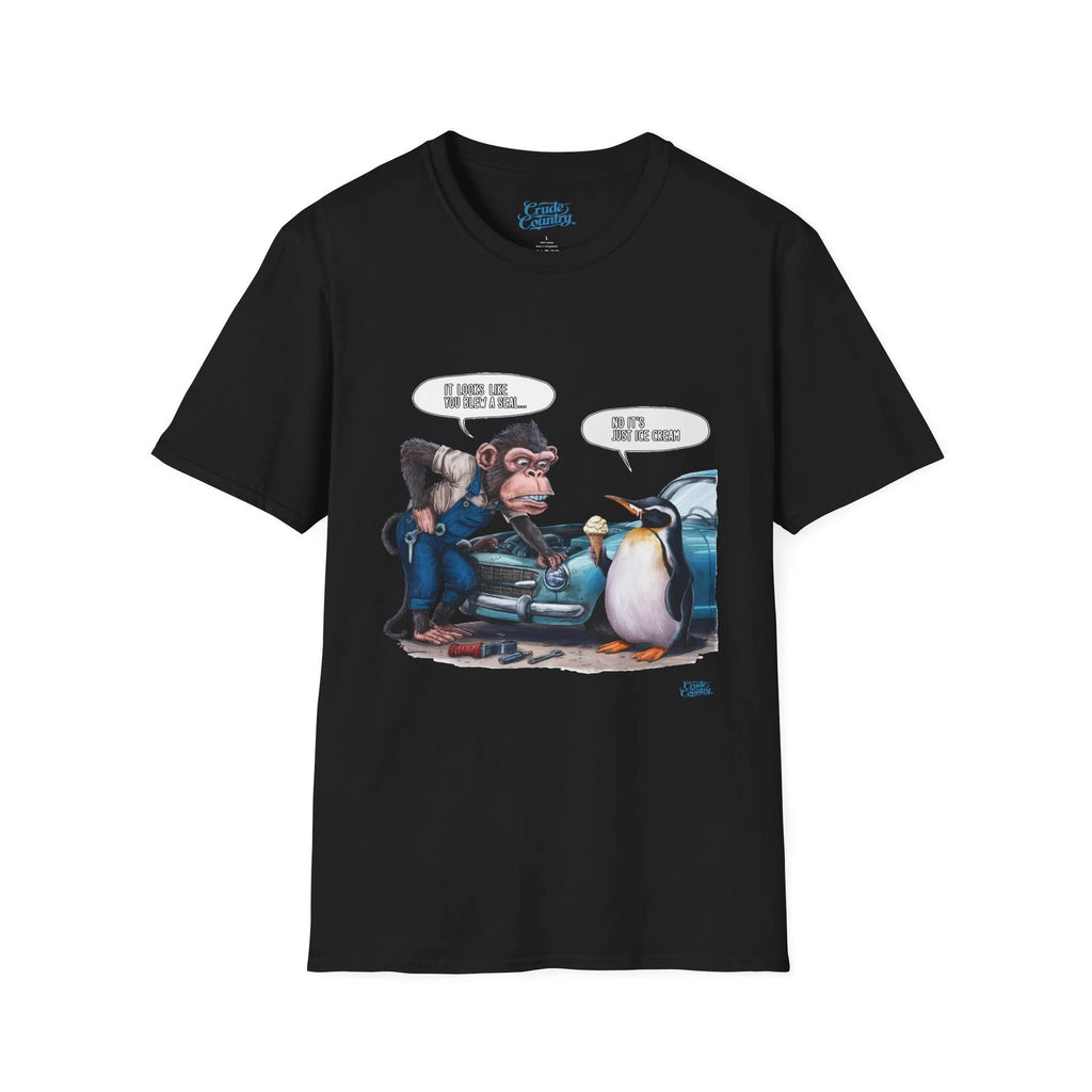 It Looks Like You Blew a Seal Monkey/Penguin - Gildan Unisex Soft-style T-shirt