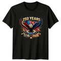 250 Years 1776 2026 T-Shirt 250th Anniversary USA Patriotic Gift For Him And Her