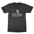 Classic Ringspun T-Shirt Black Unisex Fun Shirt Jamaican Meme Graphic Print