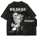 Metal Gear Solid T-Shirt Graphic Print GAME Tee Unisex Cotton T-Shirts