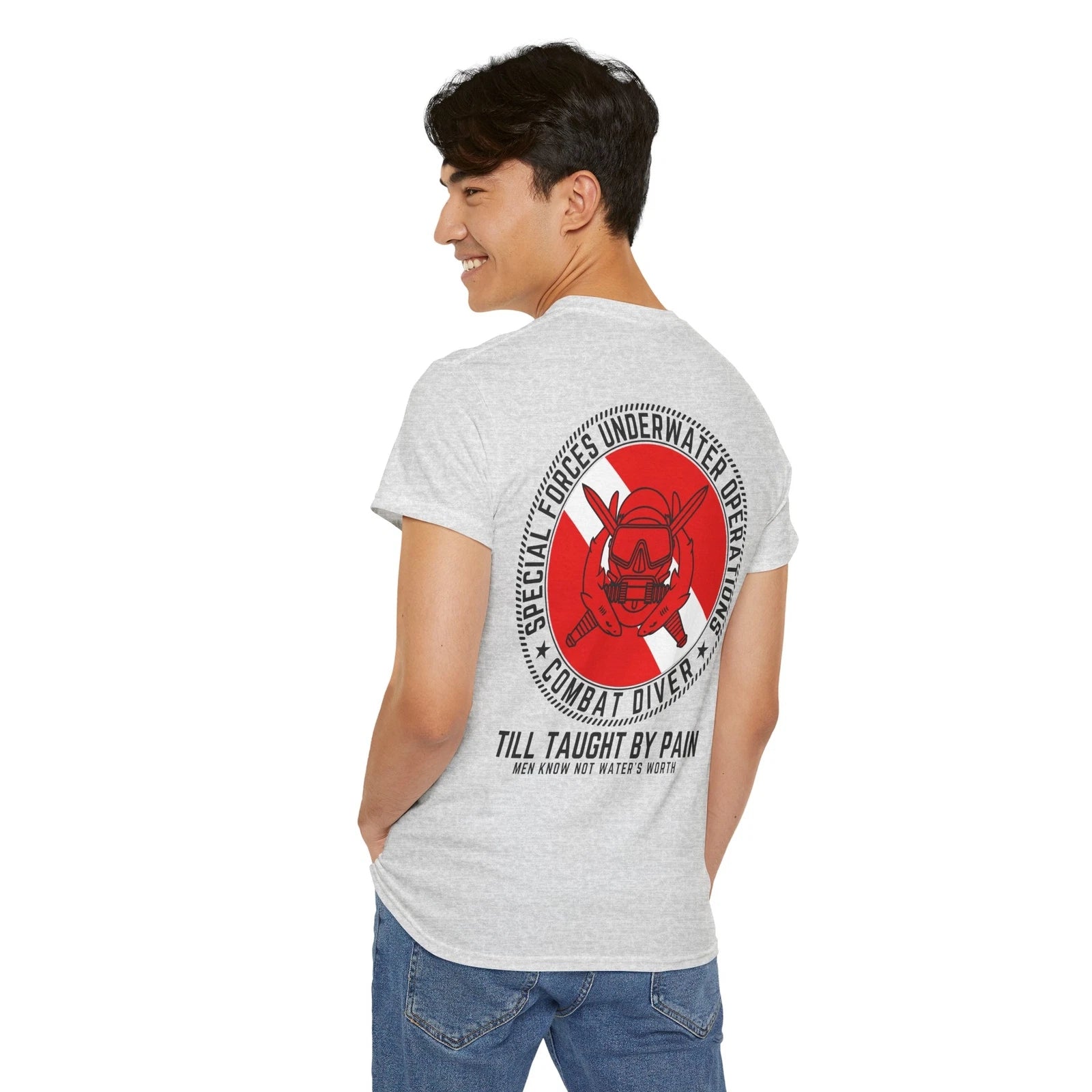 US ARMY - Special Forces Underwater Operations Combat Diver T-Shirt