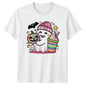 Kawaii Ghost Unisex T-Shirt Cute Spooky Halloween Gift For Him And Her
