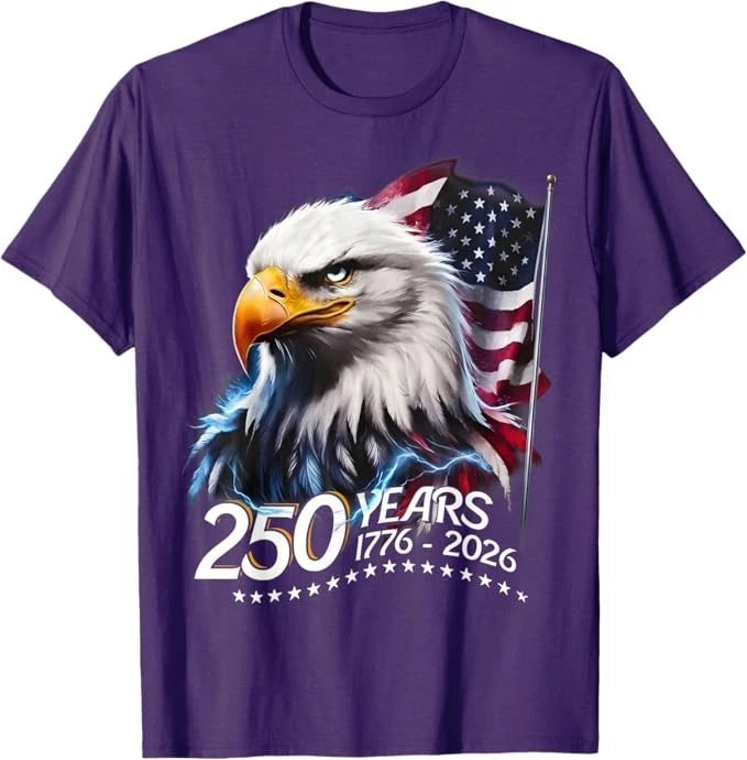 250 Years American 250th Anniversary Patriotic USA 4th July T-Shirt