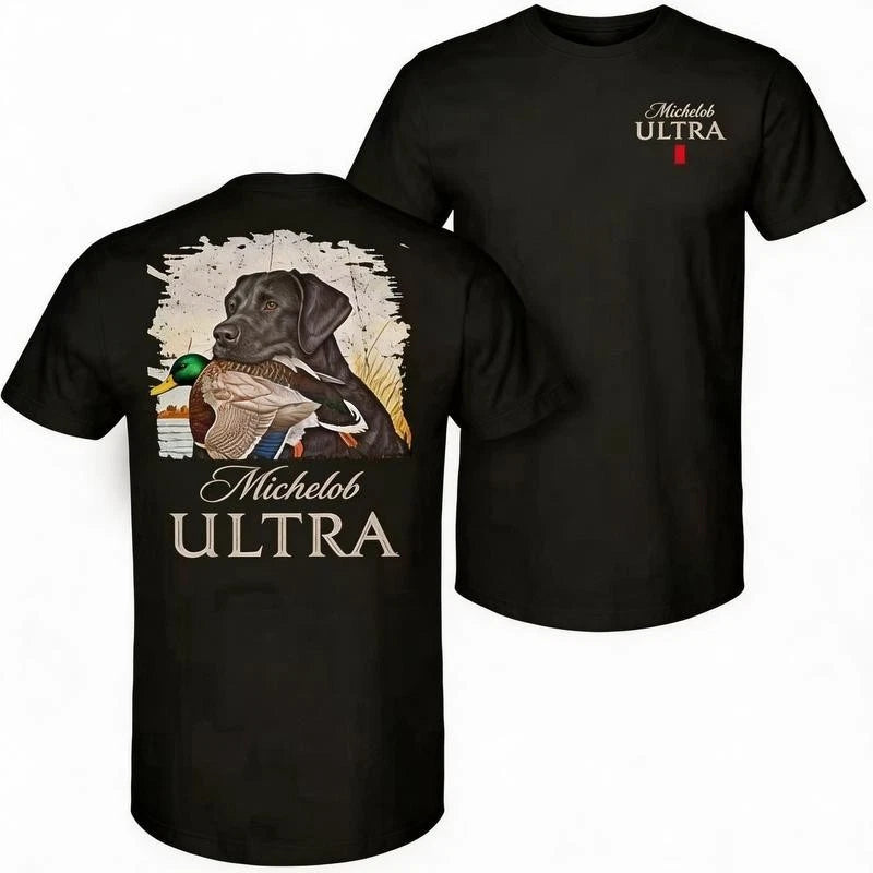 ClearWaterLIGHT Duck Hunting Lab T-Shirt | The Ultimate Gift for Beer & Hunting