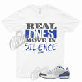 R1 T Shirt to Match Zoom Vapor AJ3 Racer Blue Dark Grey Elephant Print 1 True