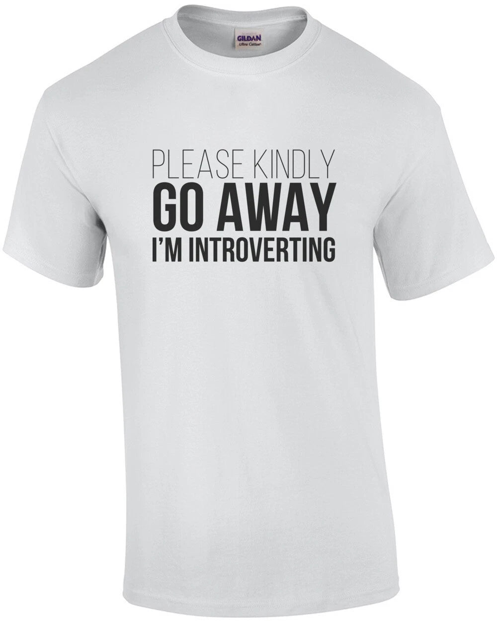 Please kindly go away - I'm introverting - Nerd T-Shirt