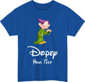 Personalised Seven Dwarfs T-Shirt Dwarf Custom Name Adults & Kids Gift Tee Top