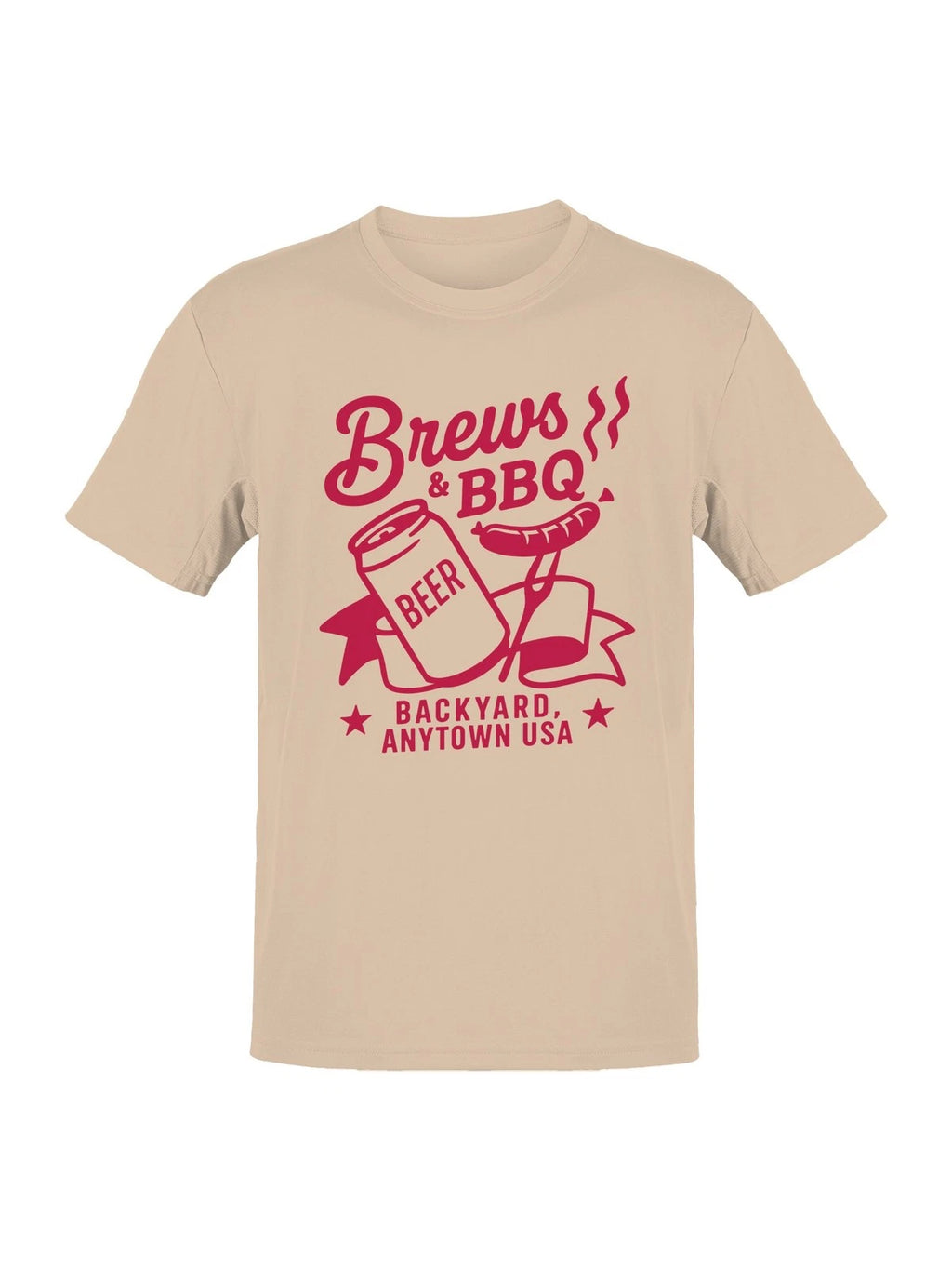 Backyard Brews & BBQ Fun Men's T-shirt