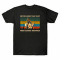 Mind ShT Blazing Men's Here Saddles Mongo Never Vintage T-Shirt That Comes Black