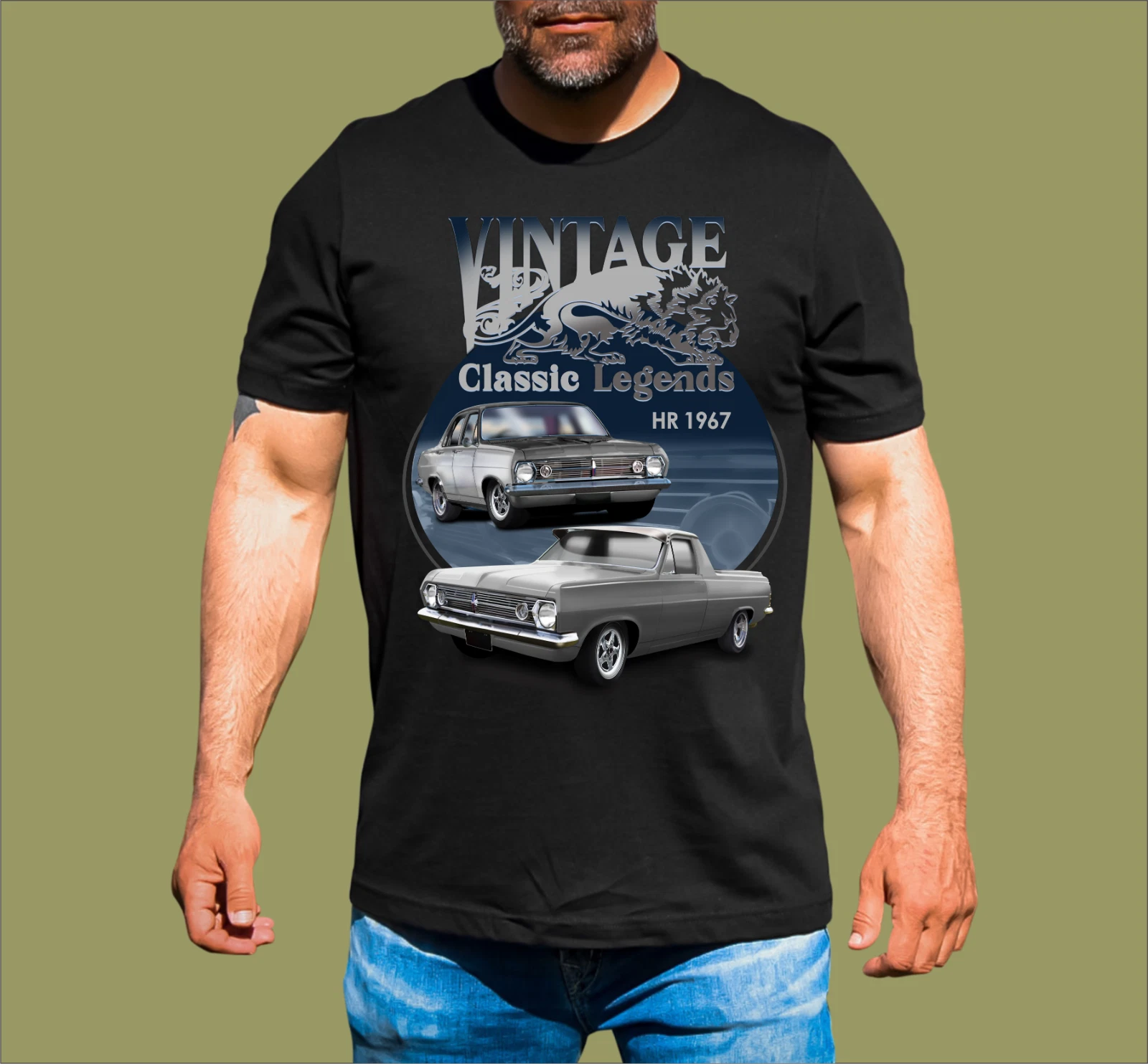 VINTAGE HOLDEN SEDAN AND UTE T-SHIRT