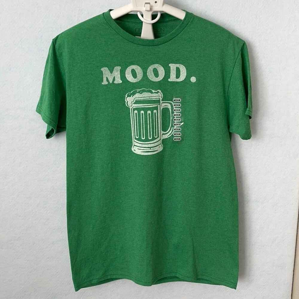 Fifth Sun “MOOD” Beer Graphic Short Sleeve T-Shirt, Size Medium