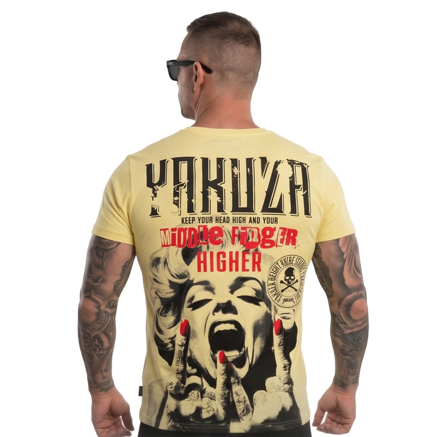 New Yakuza Men's Middle Regular T-Shirt - French Vanilla