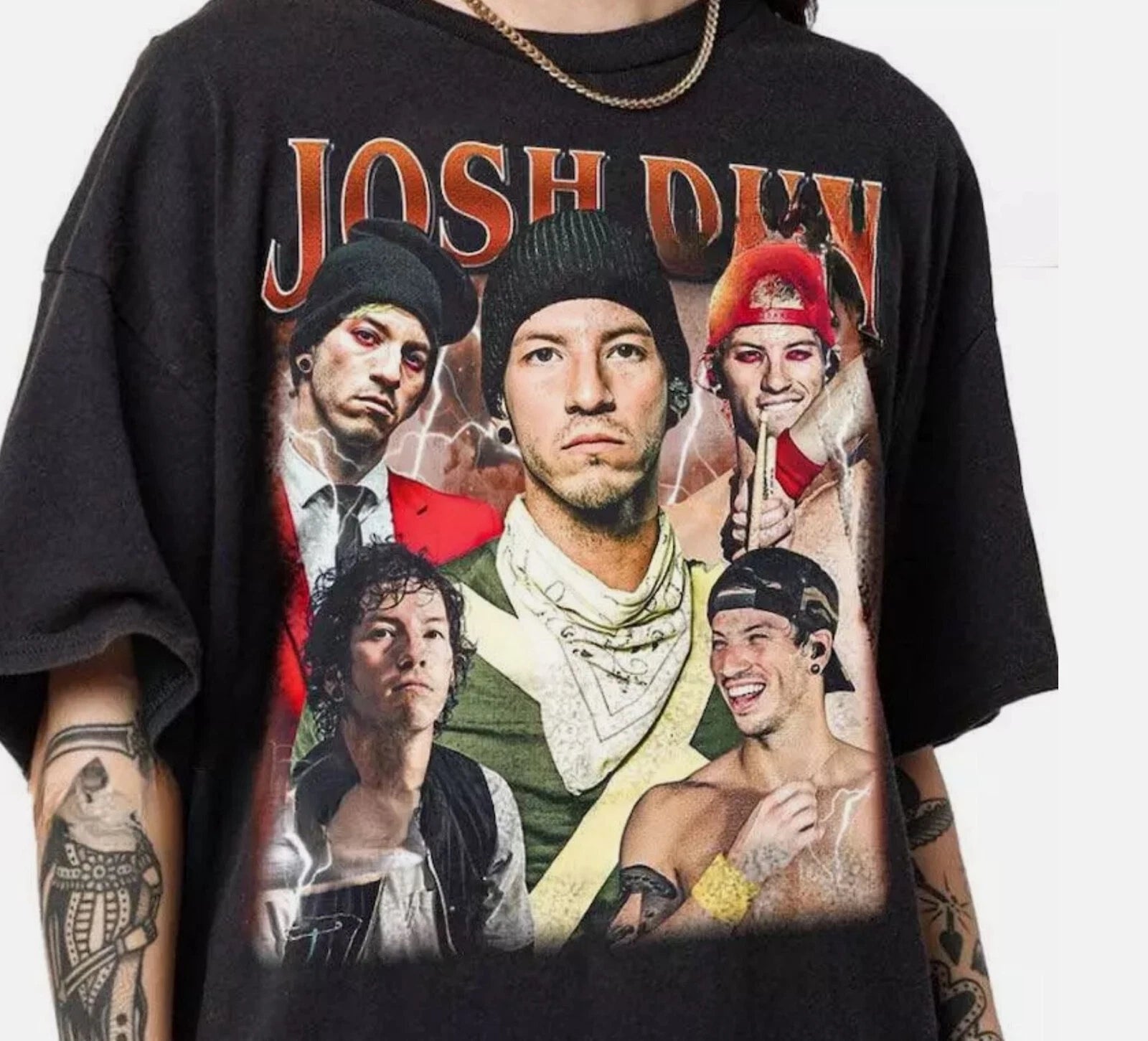 Josh Dun T-shirt, Twenty One Pilots T-shirt