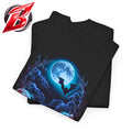 Gothic Moon Bat Shirt Dark Floral Rose Witch Tee Night Sky Gothic Halloween Tee