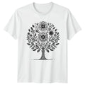 Floral Tree Of Life Botanical Womens T-Shirt Boho Nature Mothers Day