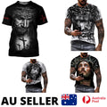 Jesus Shirt Christian 3D Printed Crucifix Faith Cross Saviour - AU Stock