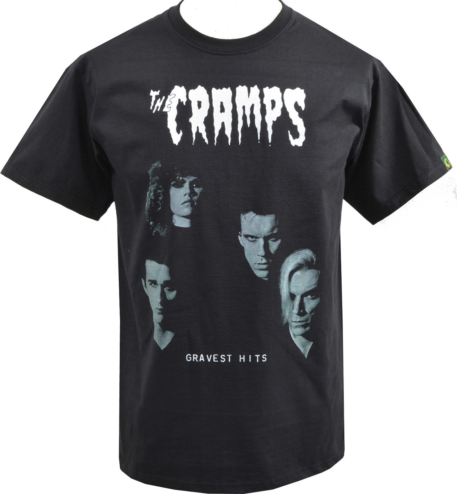 The Cramps Mens Psychobilly T-Shirt Gravest Hits Album Garage Horror S-5XL