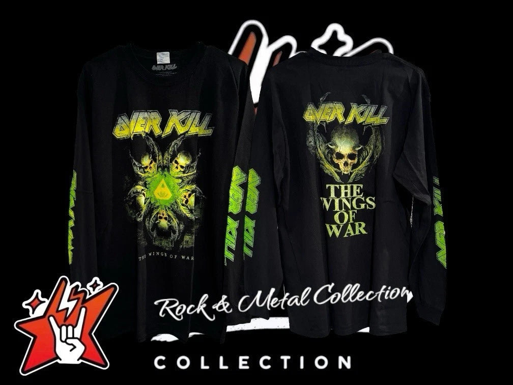 Overkill T-Shirt New Short & Long Sleeve Anthrax Slayer Exodus Metallica