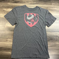 Adidas Shirt Mens Small Gray Tee Cotton Short Sleeve