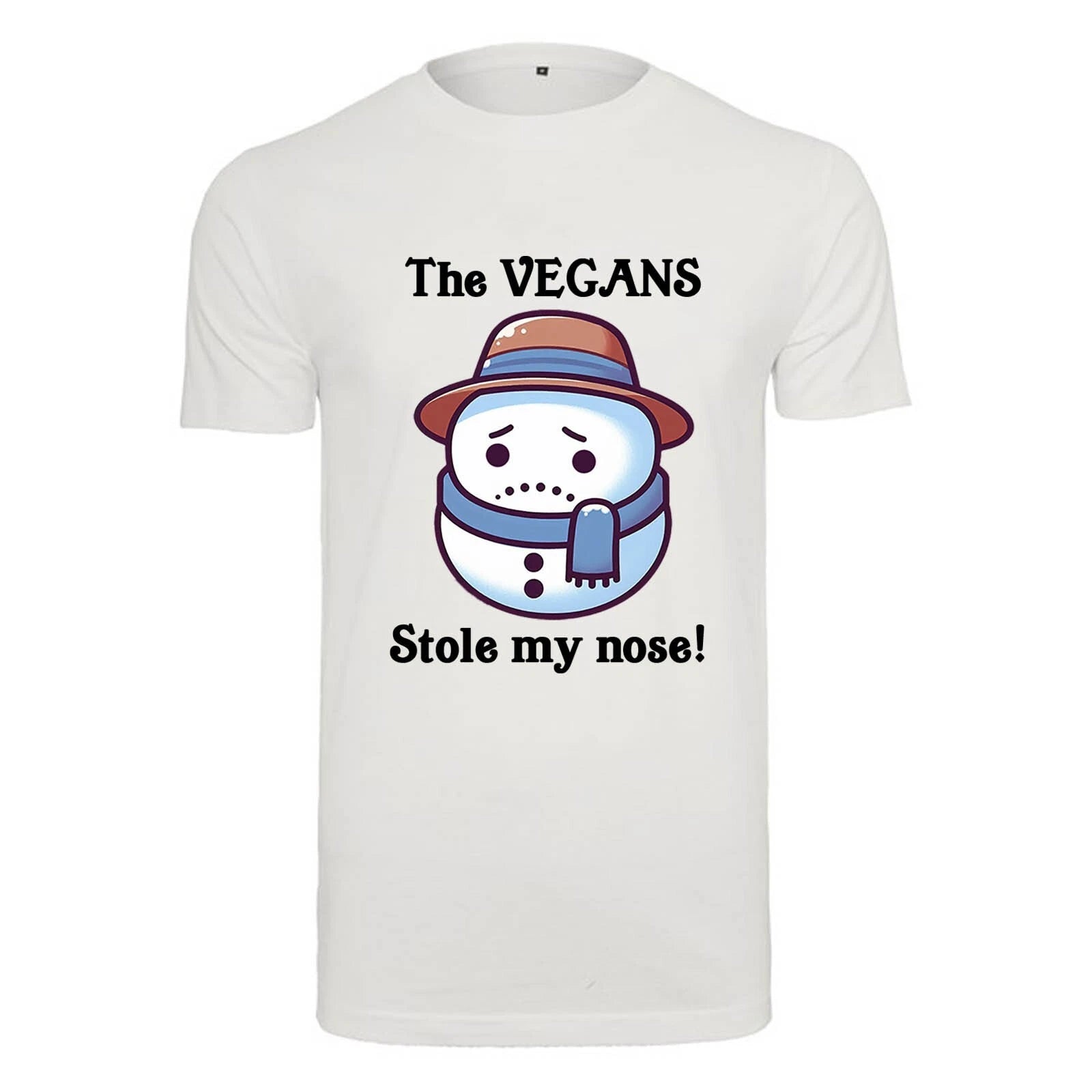 Unisex T-Shirt- The vegans stole my nose -Novelty Funny Humour Secret Santa
