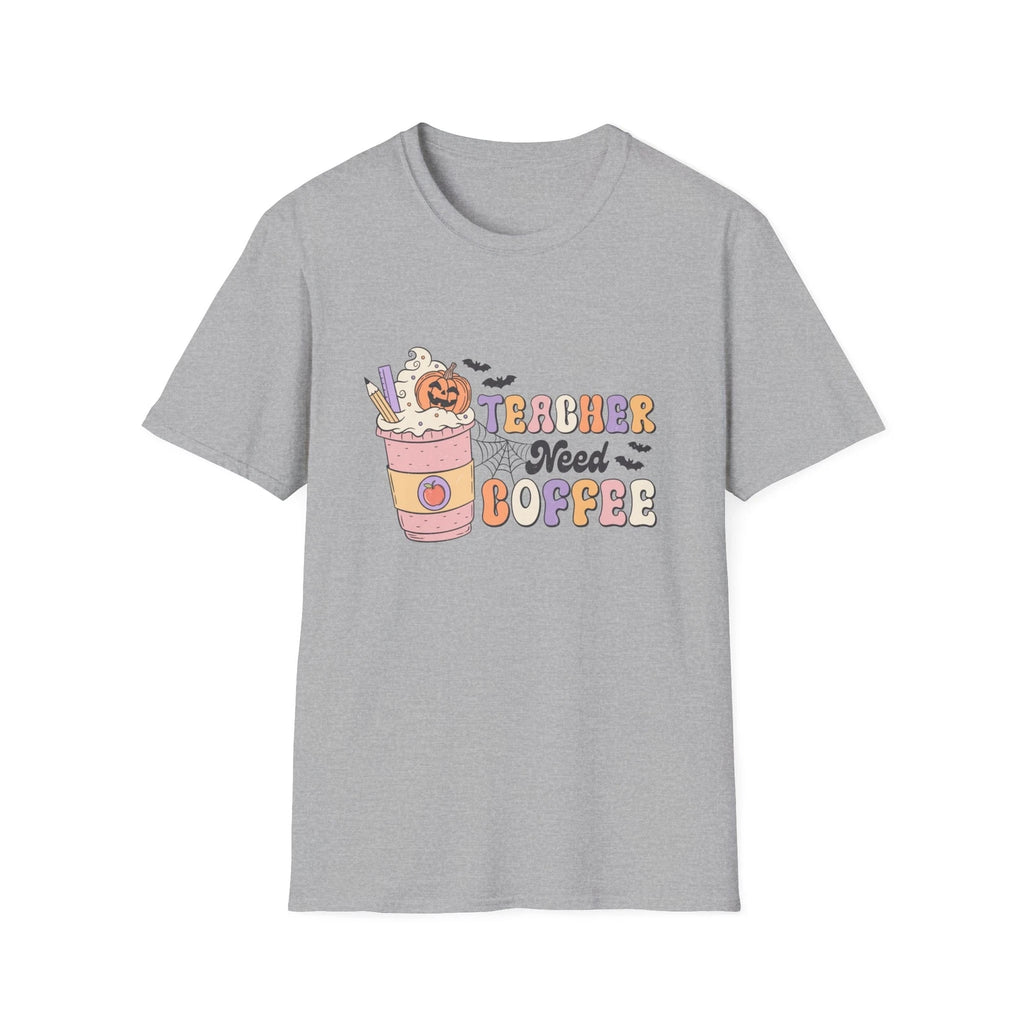 Halloween Teacher Shirt, Teacher Shirt for Halloween, Teacher Coffee Shirt