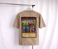 Mambo Australia Graphic T Shirt Beige Back Print Surf Skate Mens Size M Vintage