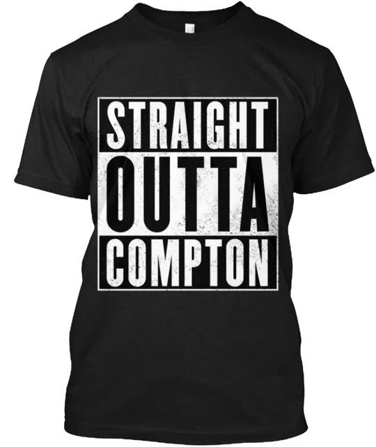 Straight Outta Compton T-Shirt Made in the USA Size S to 5XL
