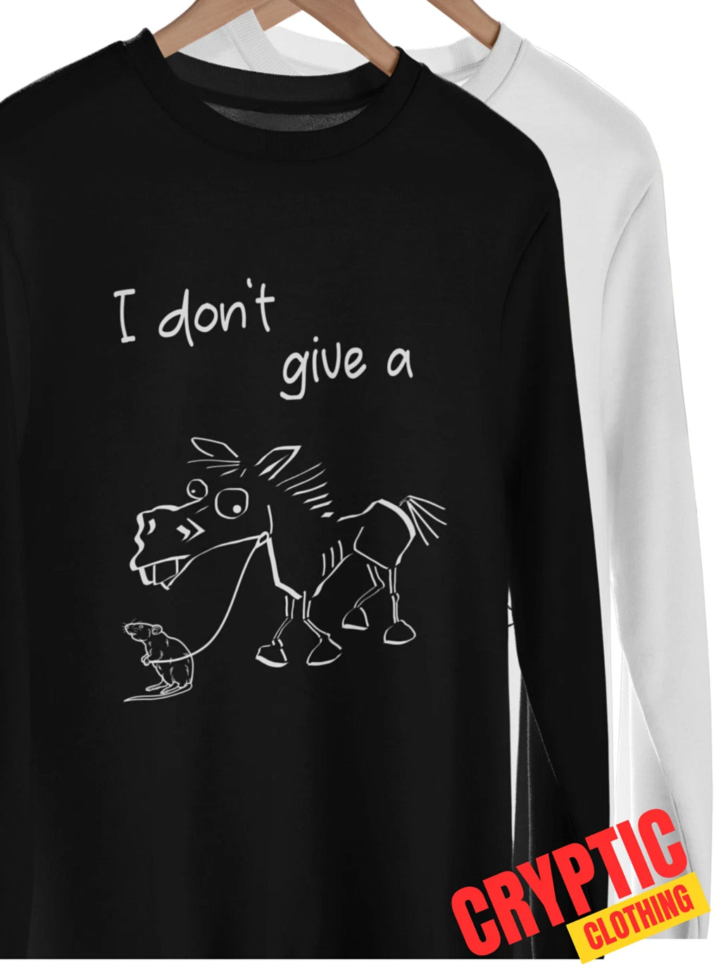 I Don't Give A Rat's Ass T SHIRT S-3XL Funny I Don't Care Sarcastic Humor TEE