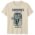 Sardines In Olive Oil Seafood Food Mens T-Shirt Womens Tee Graphic Top