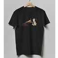 Black Wallace & Gromit graphic t-shirt