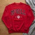 Vintage 90s McGill University Sweatshirt Crewneck College Retro Shirt