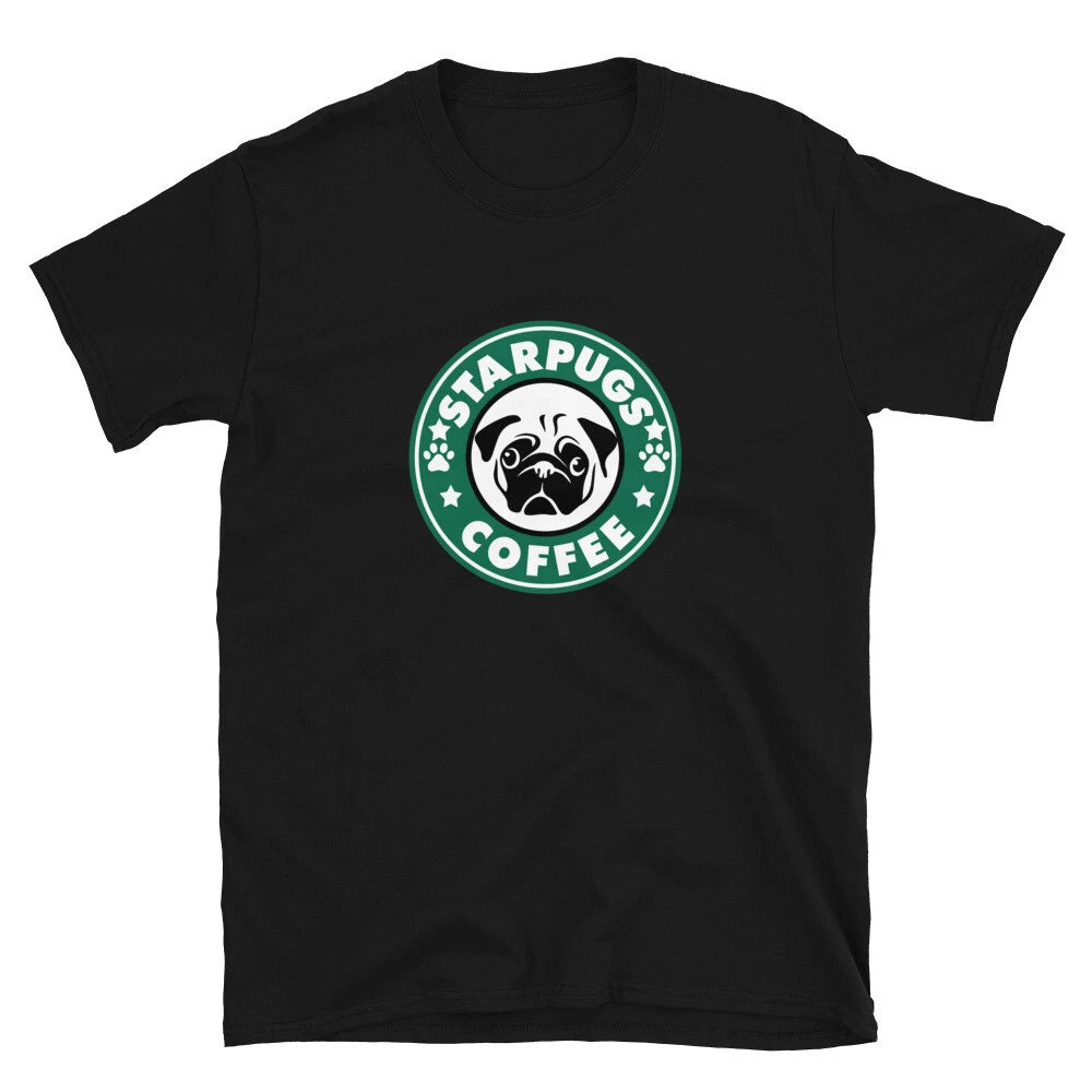 Coffee & Pug Funny Items For Coffee Lovers T-Shirt