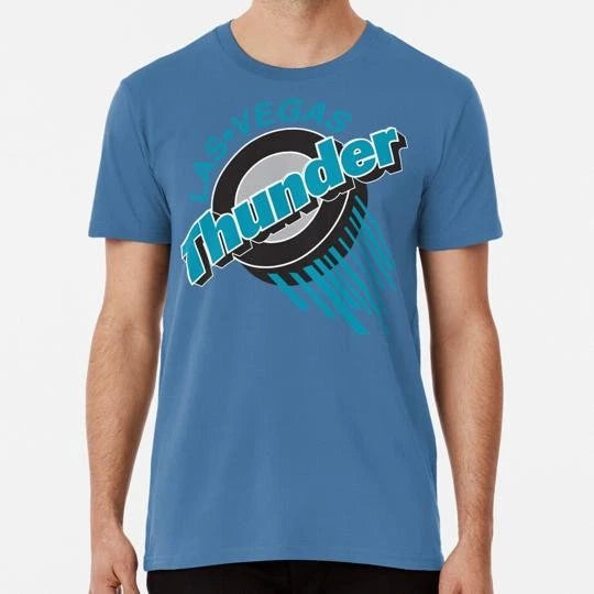 Las Vegas Thunder Hockey Size S to 5XL Made in the USA T-Shirt