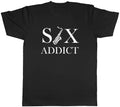 Funny Sax Addict Saxophone Music Instrument Mens T-Shirt Tee Gift Top