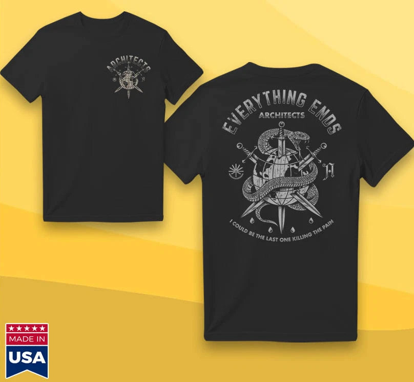 Architects – Everything Ends World in Ruins Globe T-Shirt