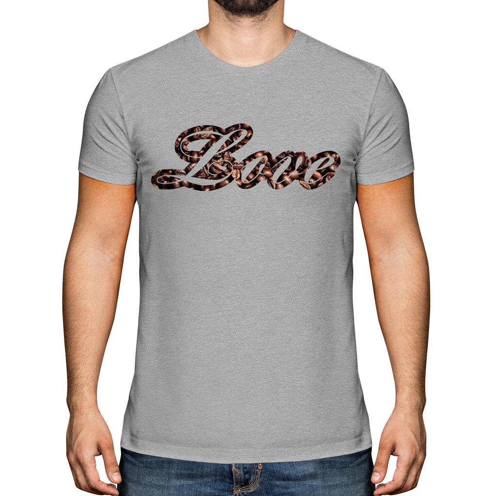 LOVE FOR COFFEE MENS T-SHIRT TEE TOP GIFT POD BEAN