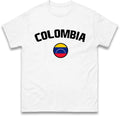 Colombia football T Shirt, Personalised football Tee, Custom Name and Number Top