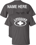 Custom Life Guard T-Shirt Lifeguard Cross