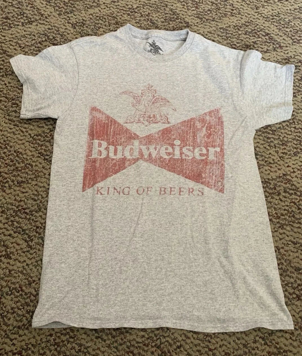 Budweiser Mens Small Grey SS Tee 2016