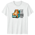 Im Not Lazy Im On T-Shirt Funny Cat Humor Gift For Him And Her