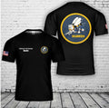 Custom name US Navy Seabees Proud Veteran 3D T-Shirt