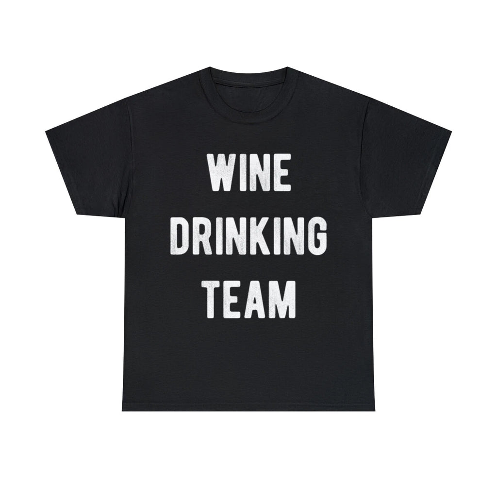 Wine Drinking Team Graphic Tee Shirt, S-5XL