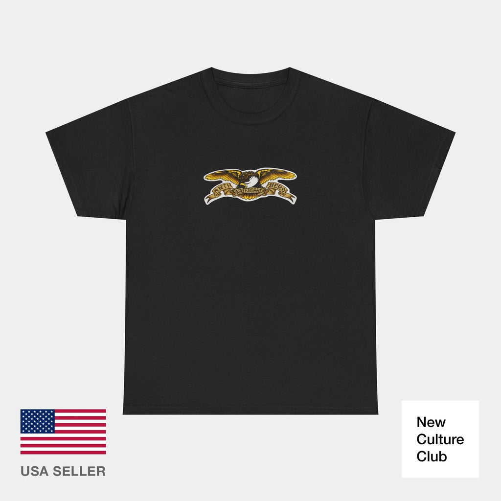 Eagle Anti Hero Skateboard 2000s Skate Vintage Classic T Shirt Design Print