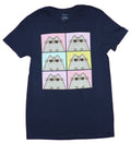Pusheen Adult New T-Shirt - 6 Pastel Boxes of Sunglass Wearing Cat
