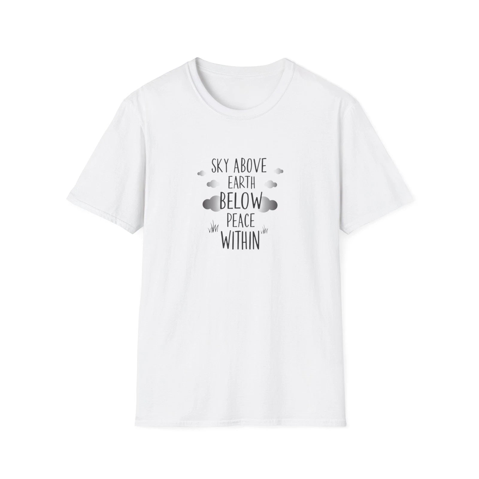 Sky Above Earth Below Peace Within T-Shirt | Boho