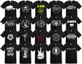 PUNK SKULL Biker Glam Rock Band Irish Punk Stiff Rock SHAM  T-shirt Tshirt Top
