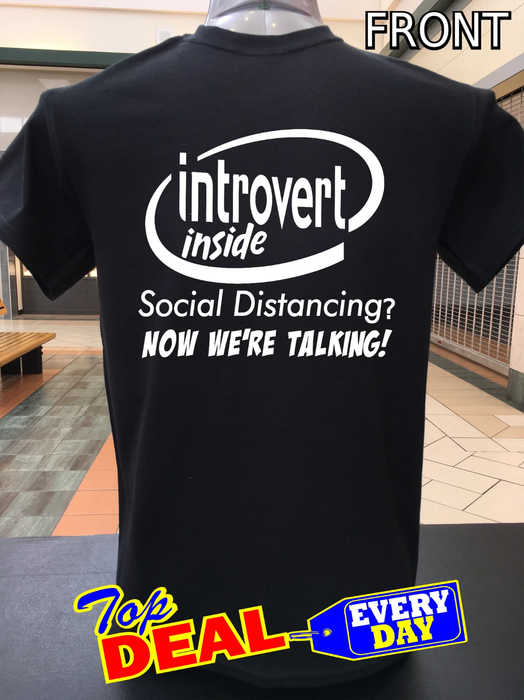 Social Distancing Corona T Shirt Covid Quarantined Introvert Funny Black