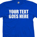 Custom Impact T-Shirt Thick Bold Text Quote Font Personalized Logo Design Print