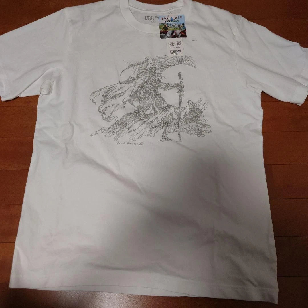 Final Fantasy XIV Warrior of Light x Uniqlo UT T shirt #C